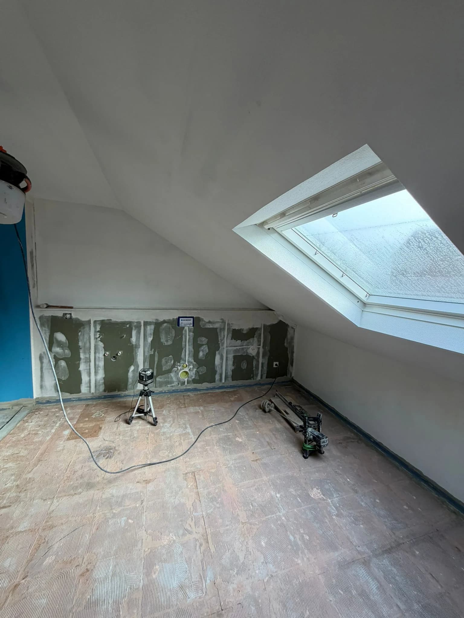 Dachgeschossausbau in Trockenbauweise mit Gipskartonplatten, Siebert Neunkirchen